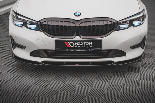 Frontlippe V.2 passend für BMW 3er G20 / G21 schwarz Hochglanz