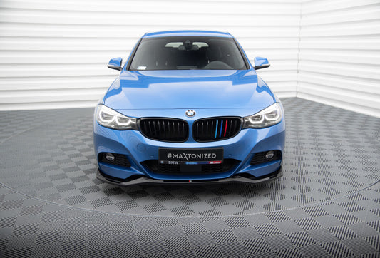 Frontlippe V.2 passend für BMW 3er GT M-Paket F34 schwarz Hochglanz