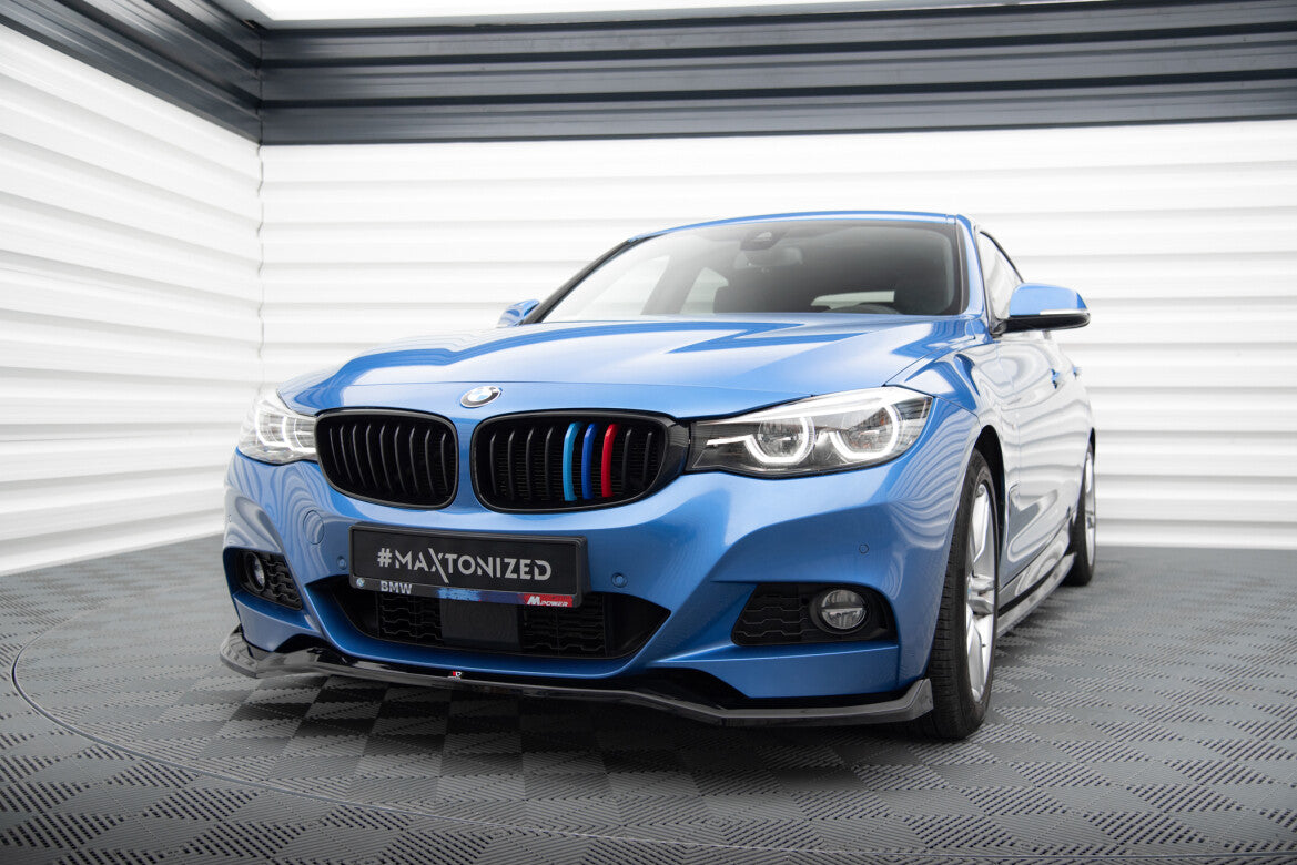 Frontlippe V.2 passend für BMW 3er GT M-Paket F34 schwarz Hochglanz