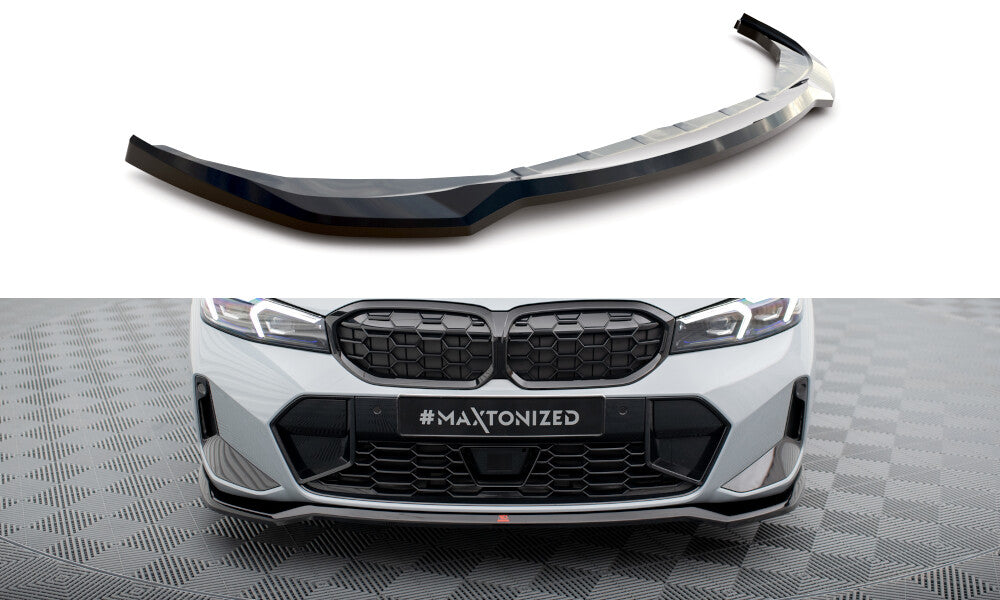 Frontlippe V.2 passend für BMW 3er M340i / M-Paket G20 / G21 FL schwarz Hochglanz