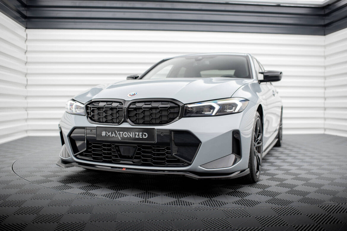 Frontlippe V.2 passend für BMW 3er M340i / M-Paket G20 / G21 FL schwarz Hochglanz