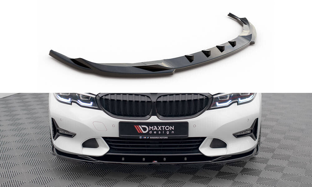 Frontlippe V.2 passend für BMW 3er Sport Line G20 / G21 schwarz Hochglanz