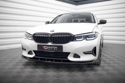 Frontlippe V.2 passend für BMW 3er Sport Line G20 / G21 schwarz Hochglanz