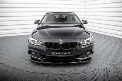 Frontlippe V.2 passend für BMW 4er Coupe / Gran Coupe / Cabrio F32 / F36 / F33 schwarz Hochglanz