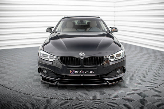 Frontlippe V.2 passend für BMW 4er Coupe / Gran Coupe / Cabrio F32 / F36 / F33 schwarz Hochglanz