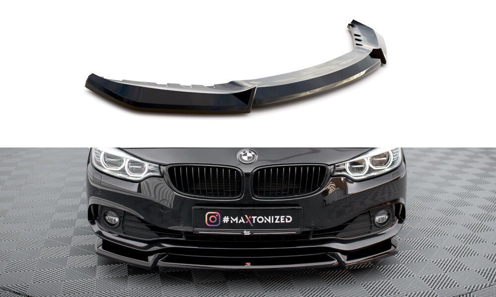 Frontlippe V.2 passend für BMW 4er Coupe / Gran Coupe / Cabrio F32 / F36 / F33 schwarz Hochglanz