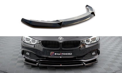 Frontlippe V.2 passend für BMW 4er Coupe / Gran Coupe / Cabrio F32 / F36 / F33 schwarz Hochglanz