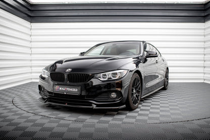 Frontlippe V.2 passend für BMW 4er Coupe / Gran Coupe / Cabrio F32 / F36 / F33 schwarz Hochglanz