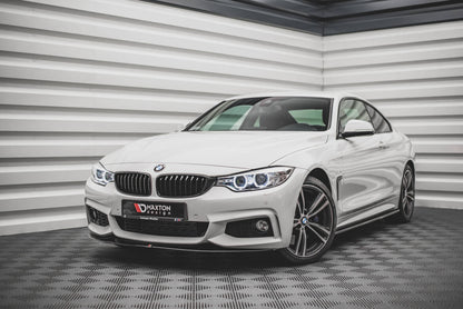Frontlippe V.2 passend für BMW 4er Coupe / Gran Coupe / Cabrio M-Paket F32 / F36 / F33 schwarz Hochglanz