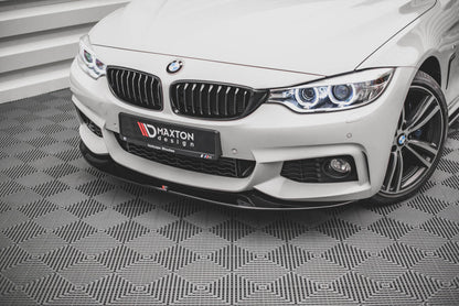 Frontlippe V.2 passend für BMW 4er Coupe / Gran Coupe / Cabrio M-Paket F32 / F36 / F33 schwarz Hochglanz