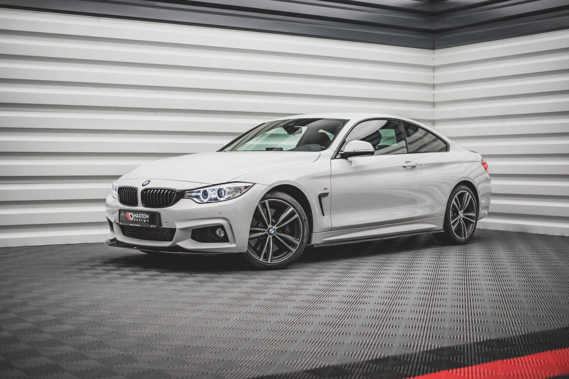 Frontlippe V.2 passend für BMW 4er Coupe / Gran Coupe / Cabrio M-Paket F32 / F36 / F33 schwarz Hochglanz