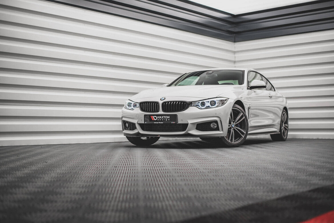 Frontlippe V.2 passend für BMW 4er Coupe / Gran Coupe / Cabrio M-Paket F32 / F36 / F33 schwarz Hochglanz
