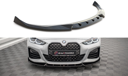 Frontlippe V.2 passend für BMW 4er / i4 Gran Coupe M-Paket / M440i G26 schwarz Hochglanz