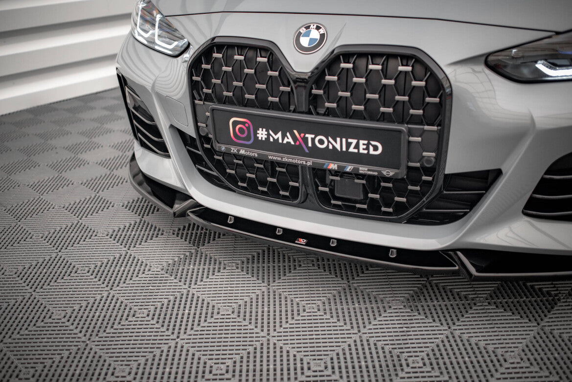 Frontlippe V.2 passend für BMW 4er / i4 Gran Coupe M-Paket / M440i G26 schwarz Hochglanz