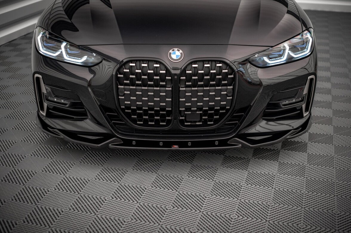 Frontlippe V.2 passend für BMW 4er M-Paket / M440i G22 / G23 / G22 FL / G23 FL schwarz Hochglanz