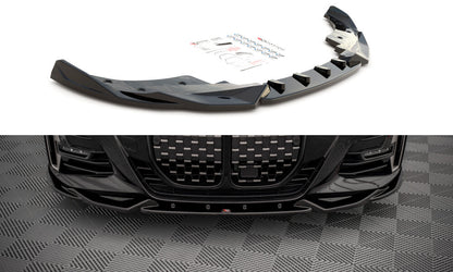 Frontlippe V.2 passend für BMW 4er M-Paket / M440i G22 / G23 / G22 FL / G23 FL schwarz Hochglanz