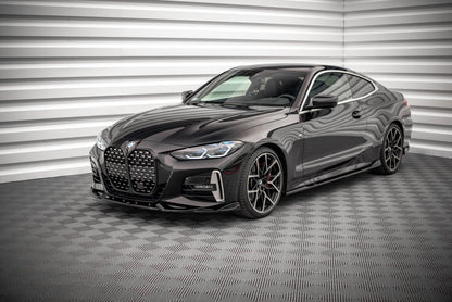 Frontlippe V.2 passend für BMW 4er M-Paket / M440i G22 / G23 / G22 FL / G23 FL schwarz Hochglanz