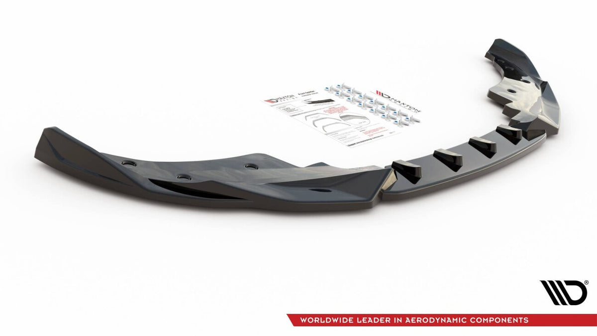 Frontlippe V.2 passend für BMW 4er M-Paket / M440i G22 / G23 / G22 FL / G23 FL schwarz Hochglanz