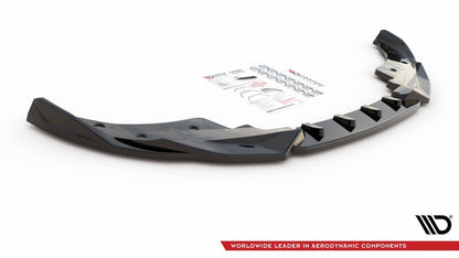 Frontlippe V.2 passend für BMW 4er M-Paket / M440i G22 / G23 / G22 FL / G23 FL schwarz Hochglanz