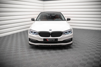 Frontlippe V.2 passend für BMW 5er G30 / G31 schwarz Hochglanz