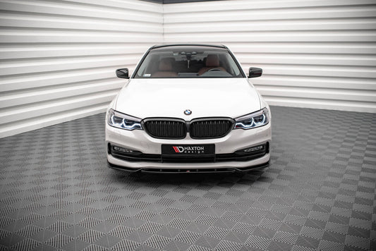 Frontlippe V.2 passend für BMW 5er G30 / G31 schwarz Hochglanz