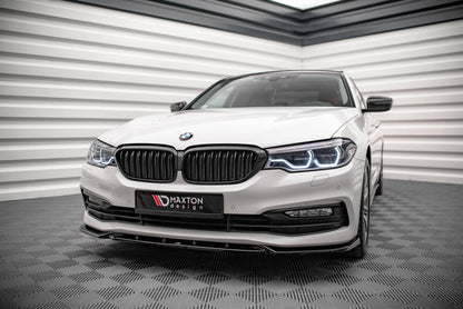 Frontlippe V.2 passend für BMW 5er G30 / G31 schwarz Hochglanz