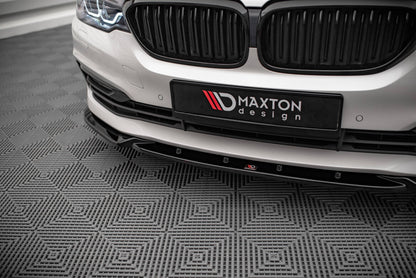 Frontlippe V.2 passend für BMW 5er G30 / G31 schwarz Hochglanz