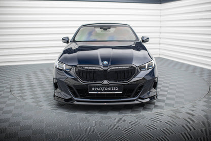 Frontlippe V.2 passend für BMW 5er / i5 M-Paket Limousine / Touring G60 / G61 schwarz Hochglanz