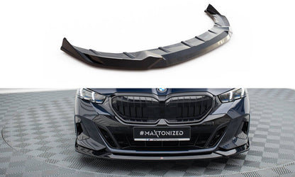 Frontlippe V.2 passend für BMW 5er / i5 M-Paket Limousine / Touring G60 / G61 schwarz Hochglanz