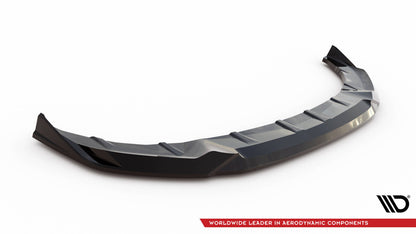 Frontlippe V.2 passend für BMW 5er / i5 M-Paket Limousine / Touring G60 / G61 schwarz Hochglanz