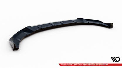 Frontlippe V.2 passend für BMW 5er / i5 M-Paket Limousine / Touring G60 / G61 schwarz Hochglanz
