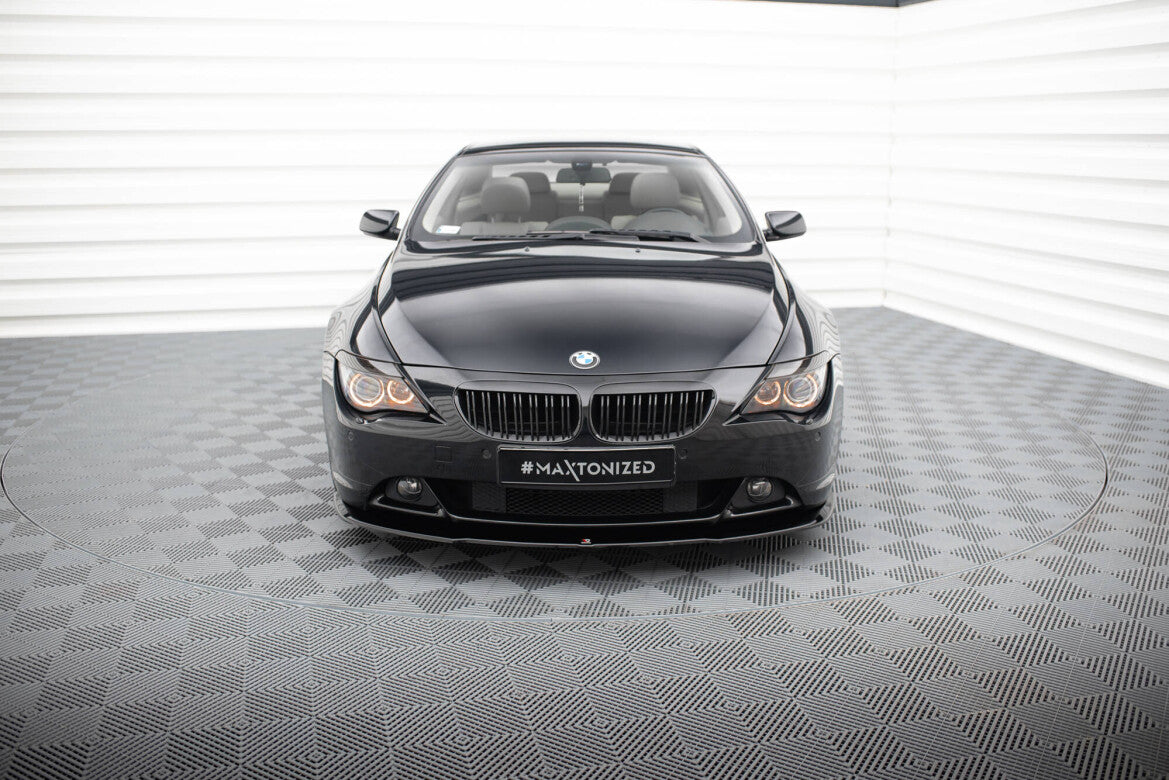 Frontlippe V.2 passend für BMW 6er Coupe E63 / Cabrio E64 schwarz Hochglanz