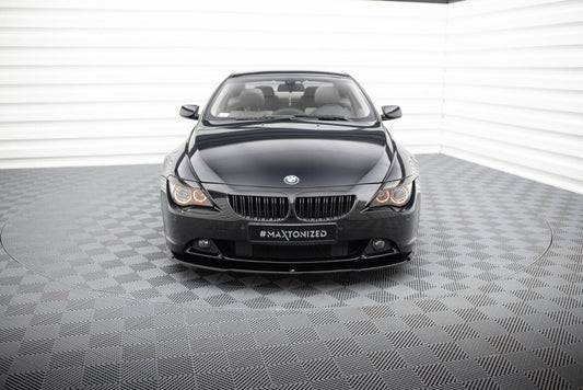 Frontlippe V.2 passend für BMW 6er Coupe E63 / Cabrio E64 schwarz Hochglanz