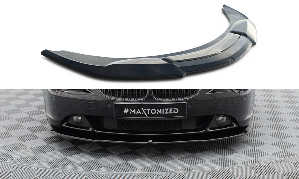Frontlippe V.2 passend für BMW 6er Coupe E63 / Cabrio E64 schwarz Hochglanz