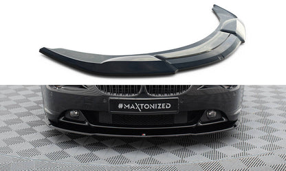 Frontlippe V.2 passend für BMW 6er Coupe E63 / Cabrio E64 schwarz Hochglanz