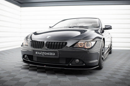 Frontlippe V.2 passend für BMW 6er Coupe E63 / Cabrio E64 schwarz Hochglanz