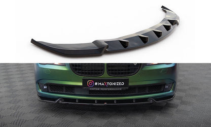 Frontlippe V.2 passend für BMW 7 F01 schwarz Hochglanz