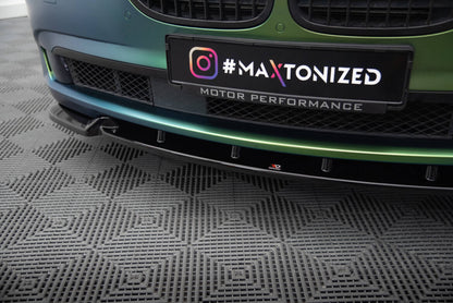Frontlippe V.2 passend für BMW 7 F01 schwarz Hochglanz