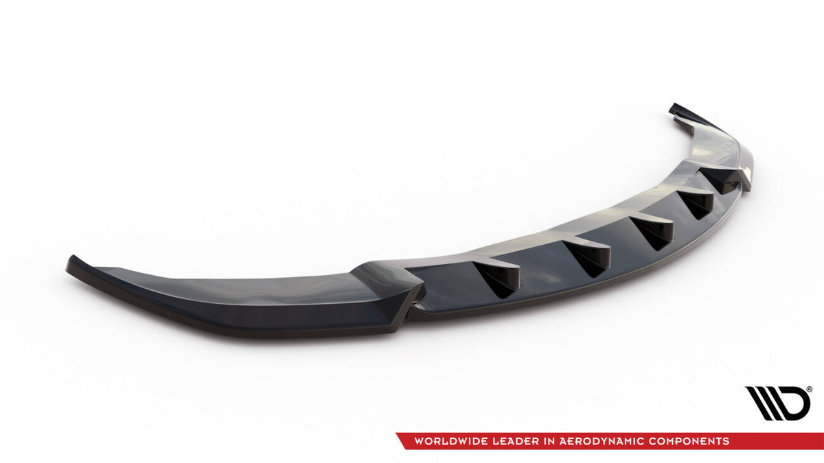 Frontlippe V.2 passend für BMW 7 F01 schwarz Hochglanz