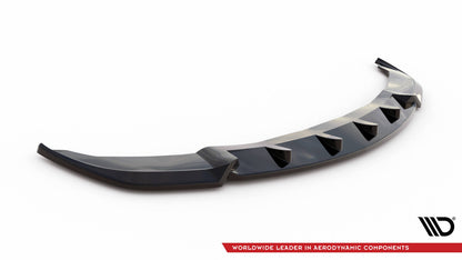 Frontlippe V.2 passend für BMW 7 F01 schwarz Hochglanz