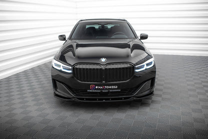 Frontlippe V.2 passend für BMW 7 G11 / G12 FL schwarz Hochglanz