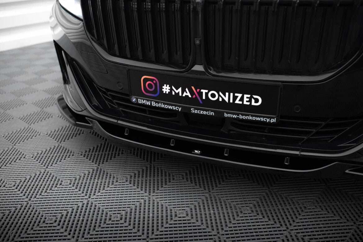 Frontlippe V.2 passend für BMW 7 G11 / G12 FL schwarz Hochglanz