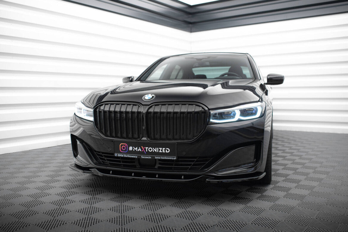 Frontlippe V.2 passend für BMW 7 G11 / G12 FL schwarz Hochglanz