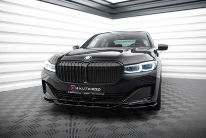 Frontlippe V.2 passend für BMW 7 G11 / G12 FL schwarz Hochglanz