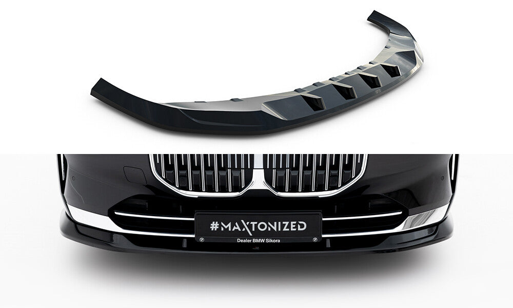 Frontlippe V.2 passend für BMW 7 G70 schwarz Hochglanz