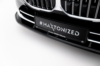 Frontlippe V.2 passend für BMW 7 G70 schwarz Hochglanz