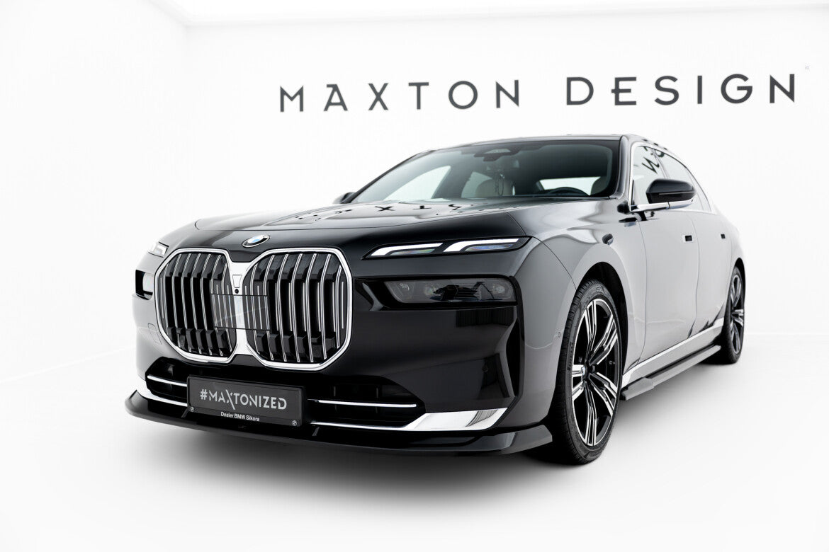 Frontlippe V.2 passend für BMW 7 G70 schwarz Hochglanz