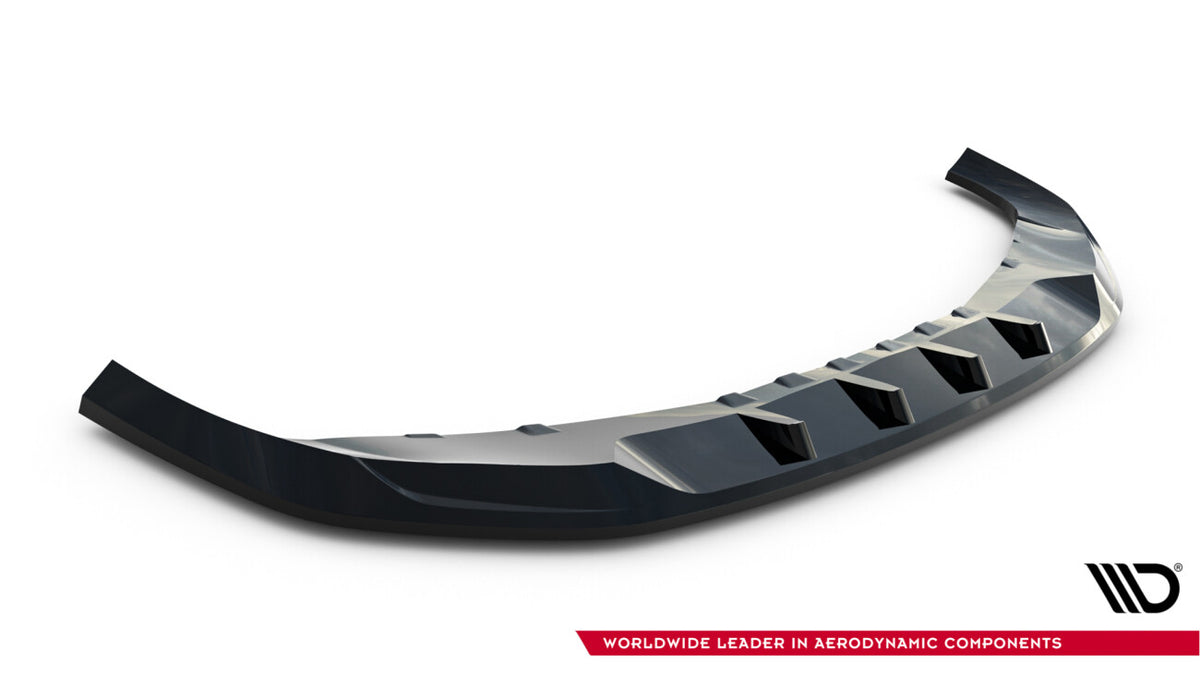Frontlippe V.2 passend für BMW 7 G70 schwarz Hochglanz