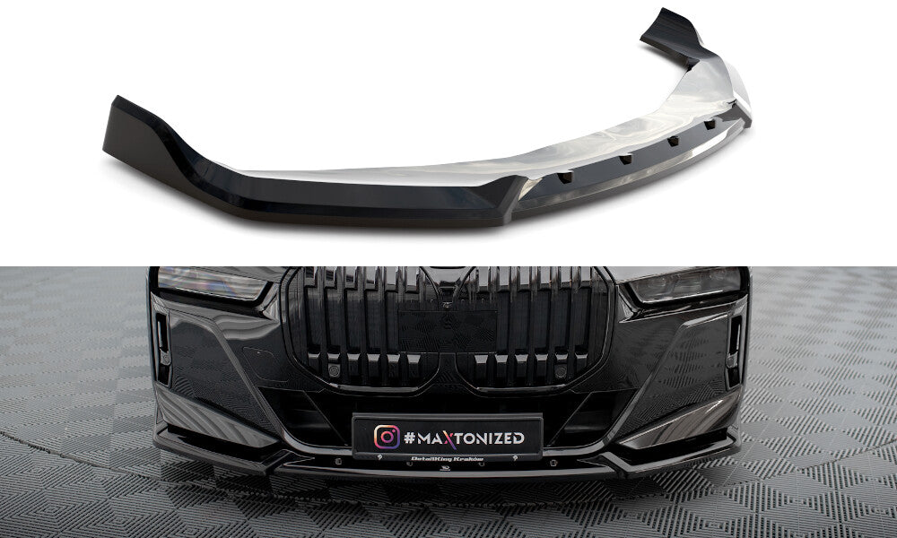 Frontlippe V.2 passend für BMW 7 M-Paket / M760e / i7 M-Paket G70 schwarz Hochglanz