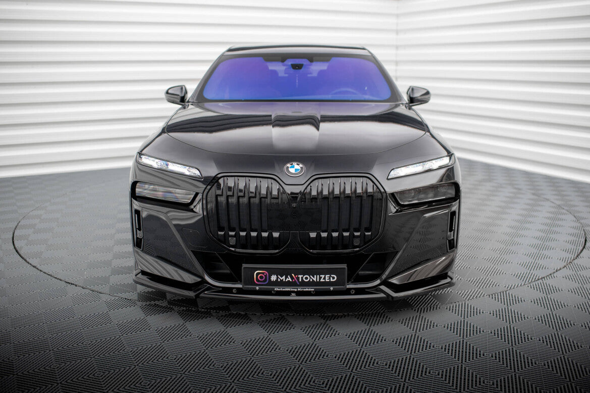 Frontlippe V.2 passend für BMW 7 M-Paket / M760e / i7 M-Paket G70 schwarz Hochglanz